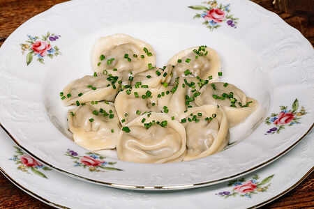 Пельмени с грибами