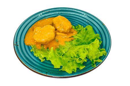 Мит боллы в томатном соусе из опят