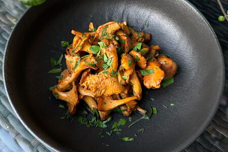 Лисички жареные 