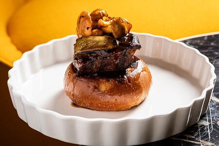 Турнедо с сезонными грибами