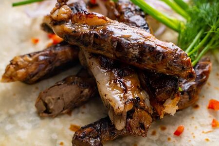 Печень в сетке