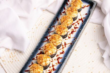 Запеченный ролл с курицей