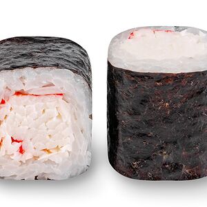 Маки-ролл со снежным крабом