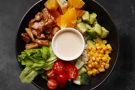 Поке с курицей