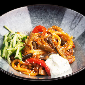 Лагман овощной жареный