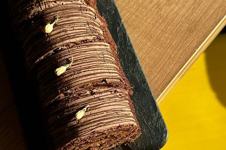 Рулет шоколадный