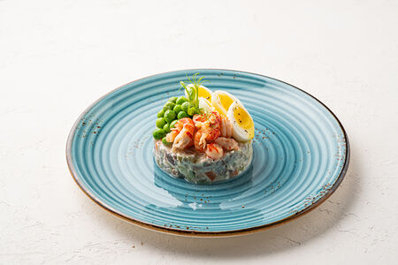 Оливье с языком