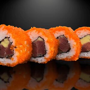 Ролл с тартаром из тунца