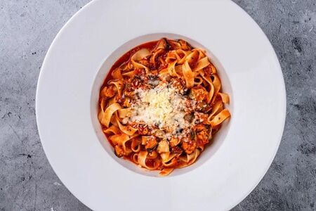 Паста томатная с мидиями