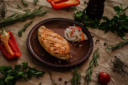 Филе куриное на гриле