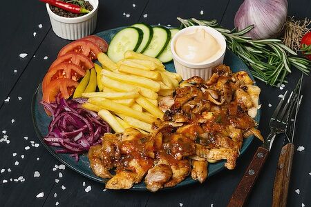 Донер по-бакински с курицей