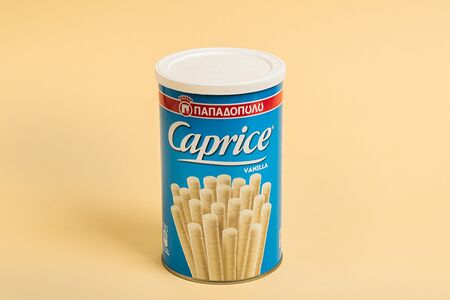 Вафельные трубочки с ванильным кремом Caprice (Греция)