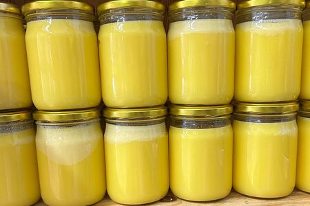 Топлёное масло собственного производства 