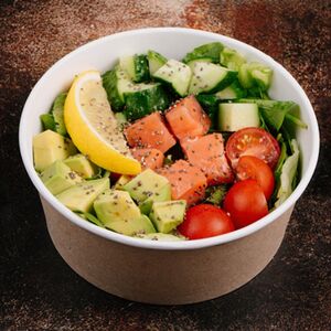 Поке с лососем