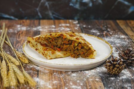 Блин с говядиной по-старорусски