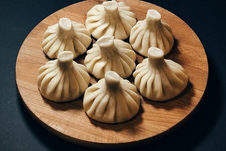 Хинкали с сыром сулугуни