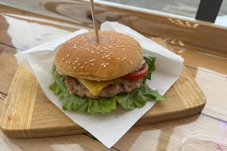 Бургер со свининой