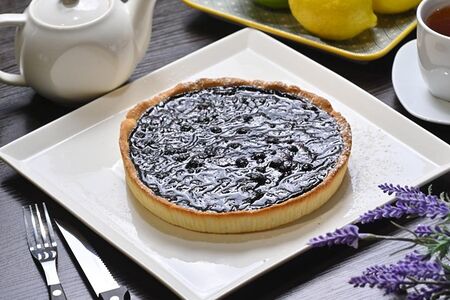 Пирог с черникой