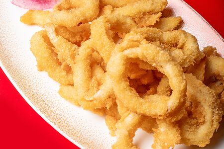 76. Кольца кальмара в сухарях