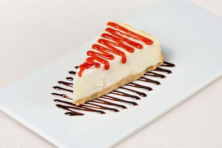 Чизкейк ванильный с сиропом