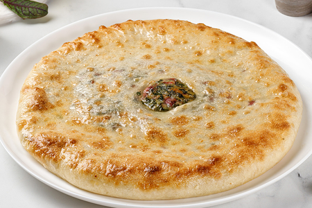 Осетинский пирог со свекольной ботвой и сыром l