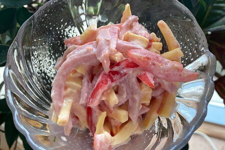 Салат Ветчина с сыром