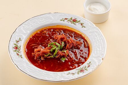 Борщ с цыпленком