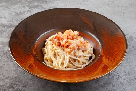 Паста с креветками