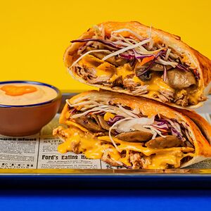 Со свининой и грибами