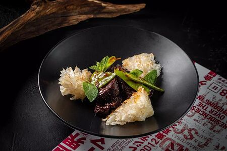 Говядина в соусе черный перец