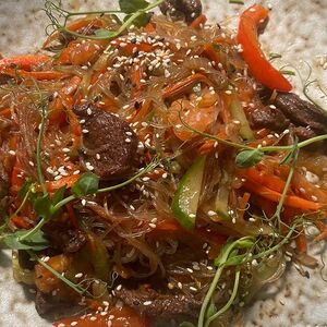 Фунчоза с говядиной