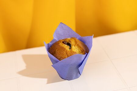 Маффин Черничный с белым шоколадом