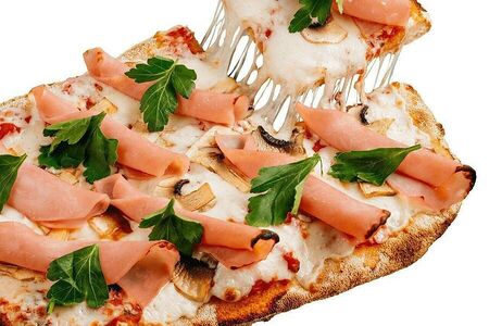 Римская пицца Ветчина и грибы