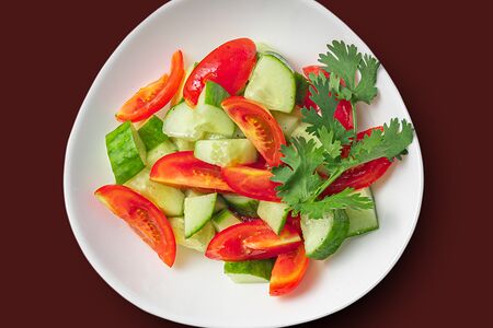 Черри и огурцы в ароматном масле