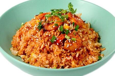 Wok Рис с морепродуктами