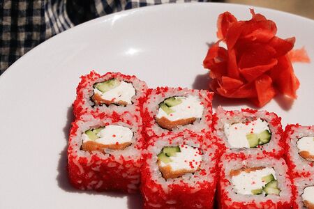 Калифорния с лососем