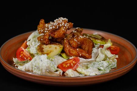 Салат с судаком