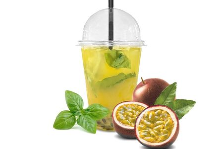 Лимонад Маракуйя-базилик