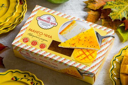 Торт бисквитный Манго-чиа