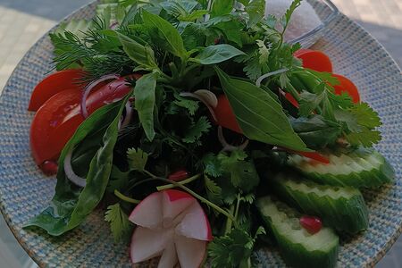 Ассорти из свежих овощей