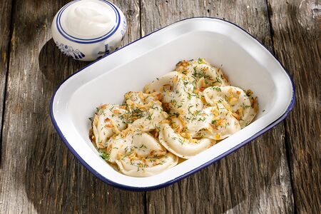 Вареники с картошкой и грибами