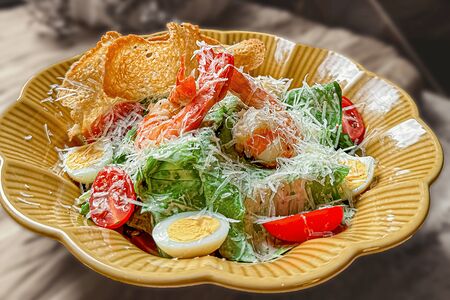 Цезарь с креветками