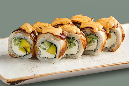 Ролл угорь спайси терияки