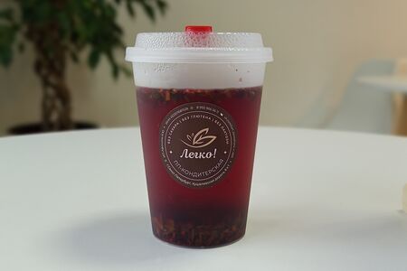 Чай глинтвейн из вишни и специй