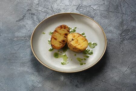 Картофель, печённый на углях