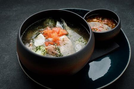 Уха из лосося