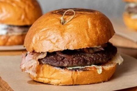 Бургер с мраморной говядиной