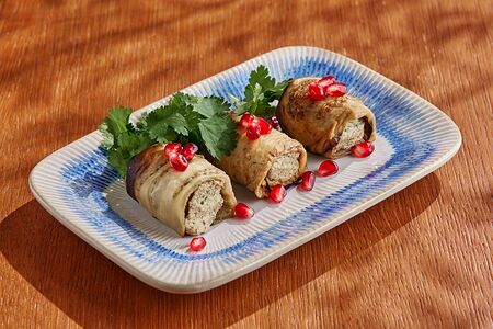 Рулетики из баклажанов 