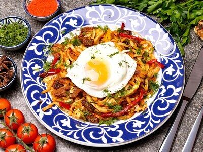 Жареный лагман