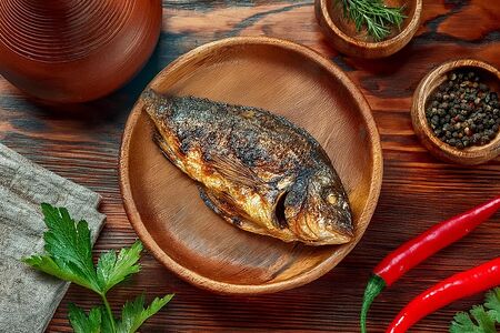 Сёмга на углях